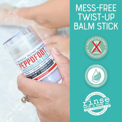Moisturizing Foot Balm Stick 2oz - Rinse Bath & Body Peppofoot