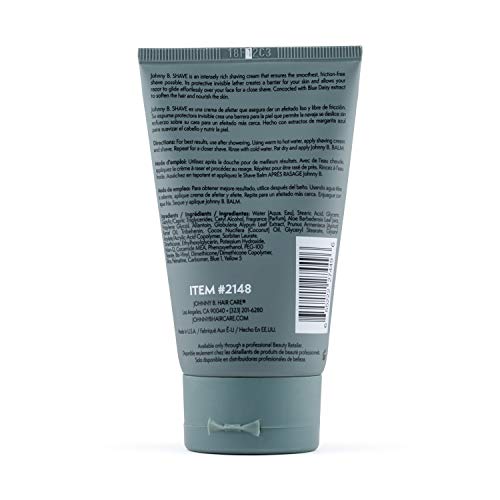 Johnny B. Premium Men’s Shave Cream - 3.3 Fl Oz