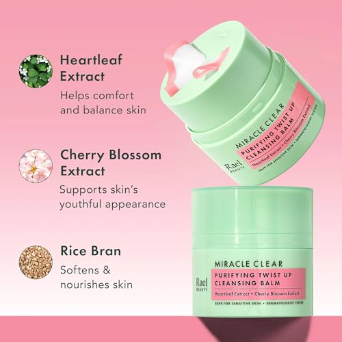 Rael Miracle Clear Cleansing Balm Face Wash - 1.69 Fl Oz