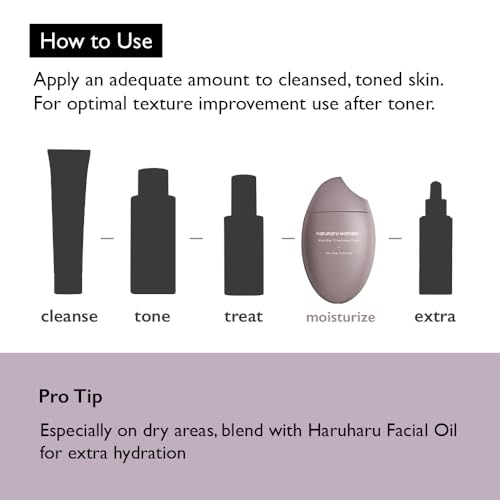 Haruharu Wonder Black Rice Hyaluronic Cream 1.6oz Lavender Scent - Vegan Skincare