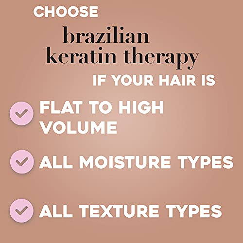 OGX Keratin Therapy Shampoo 13 Fl Oz Pack of 2 Sulfate-Free Hair Smoothing