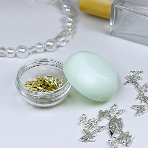 Travel Containers Set - 5 Pcs 10ml Jars for Creams & Lotions