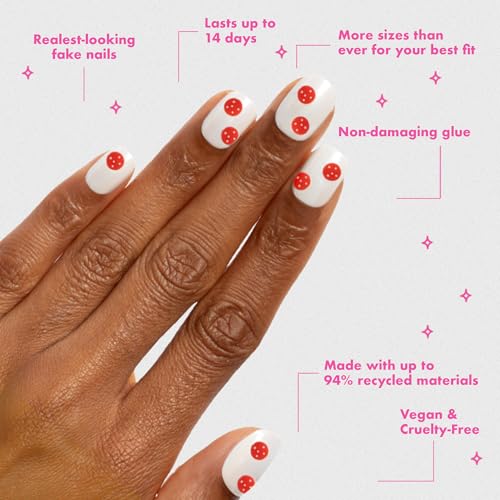 Olive & June Instant Mani Press-On Nails - Extra Short, 42 Nails in 21 Sizes