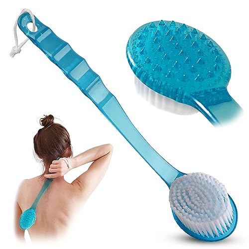 Long Handle Bath Body Brush for Exfoliating Back & Feet