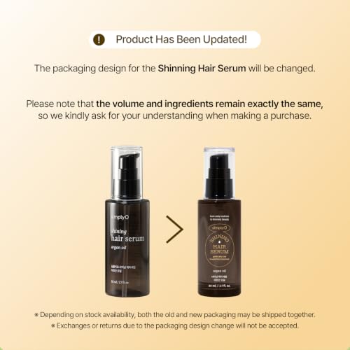 simplyO Argan Oil Hair Serum for Shine & Frizz Control 2.7 fl oz