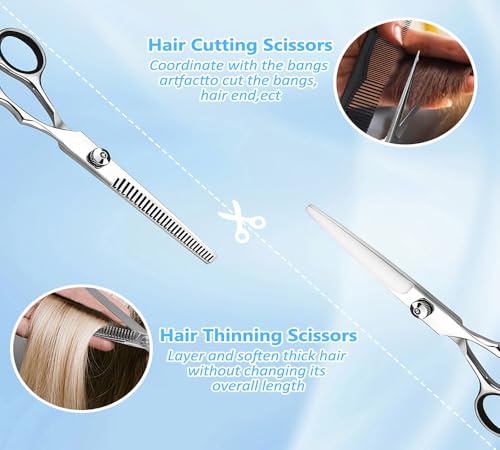 Professional Hair Cutting Scissors & Thinning Shears Kit