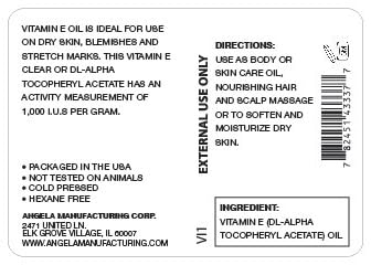 Vitamin E Oil 1 fl oz - 100% Pure Virgin Nourishing Skin & Hair Care