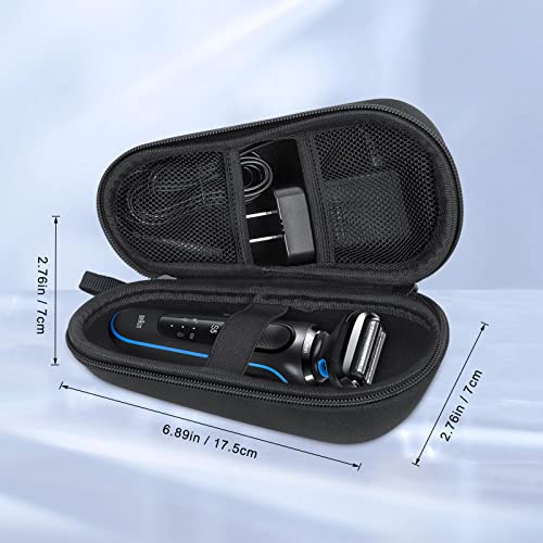 Hard Travel Case for Braun Electric Shavers - Shockproof EVA Shaver Storage