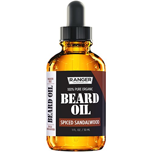 Leven Rose Spiced Sandalwood Beard Oil - Natural Organic Beard Conditioner