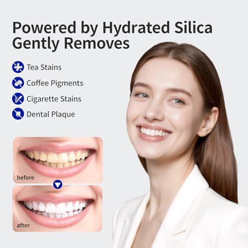 Matern'ella Fluoride-Free Sensitive Gums Toothpaste Pack of 3 4.23 oz - Natural Whitening & Probiotics