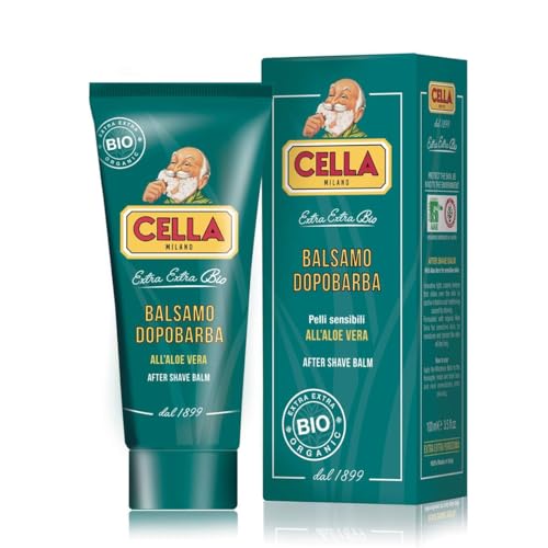 Cella Milano Aloe Vera Aftershave Balm - Soothing Alcohol-Free Lotion