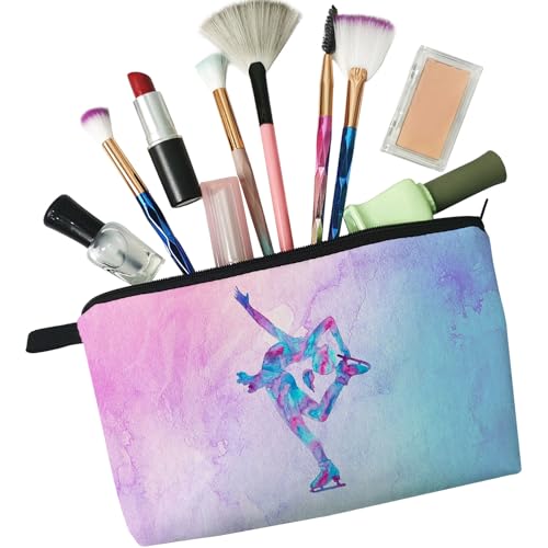 Livel lhood Figure Skating Cute Small Makeup Bag - Figure Skating 01