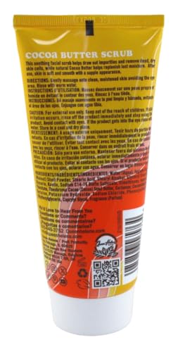 Queen Helene Cocoa Butter Facial Scrub 6oz (2 Pack) - Deep Cleansing Exfoliant