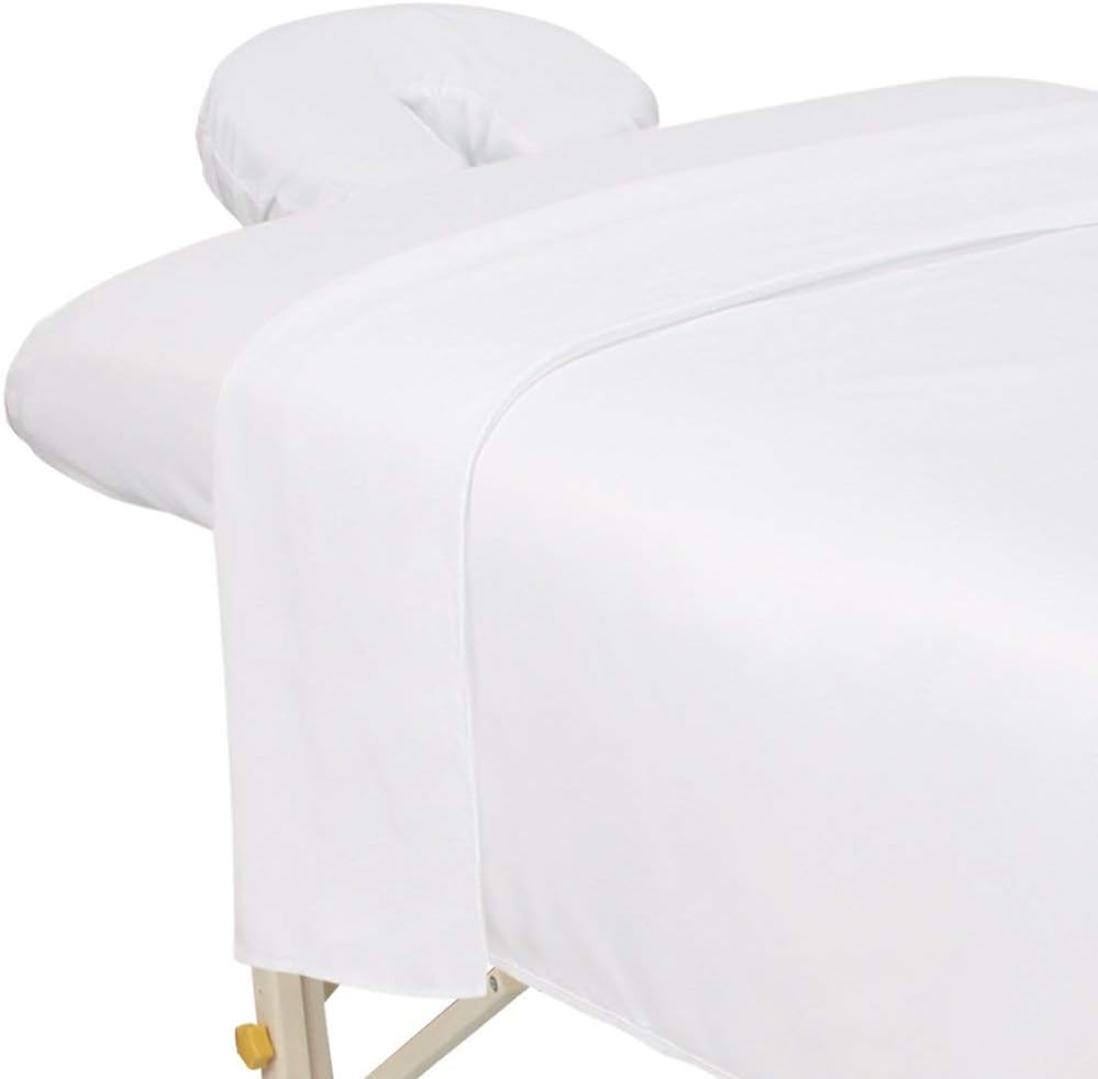 Premium Microfiber Massage Sheet Set - Ultra-Light, Stain & Wrinkle-Resistant | Black 3-Piece Set