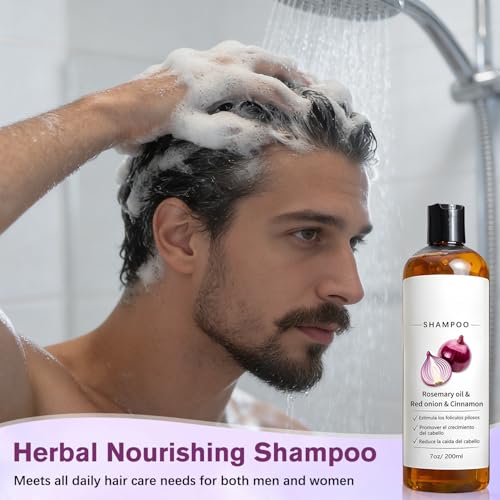 Rosemary Shampoo with Onion & Biotin for Hair Growth