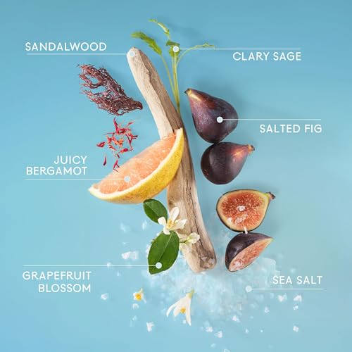 Lake & Skye 333 Sheer Fig + Salt Hair & Body Mini Mist - Travel Size, Hydrating, Fruity, Woody - 1 fl oz