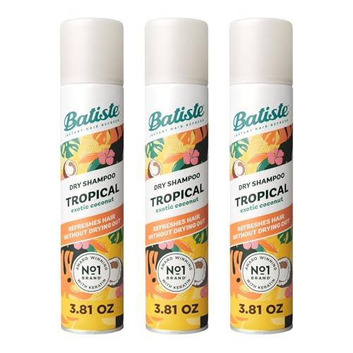Batiste Tropical Dry Shampoo - Pack of 3, 3.81 fl. oz. Each