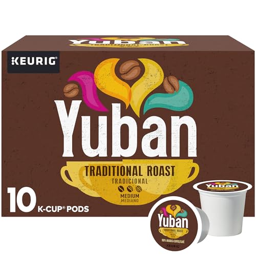 Yuban Traditional Medium Roast Coffee K-Cup Pods, 10 Count