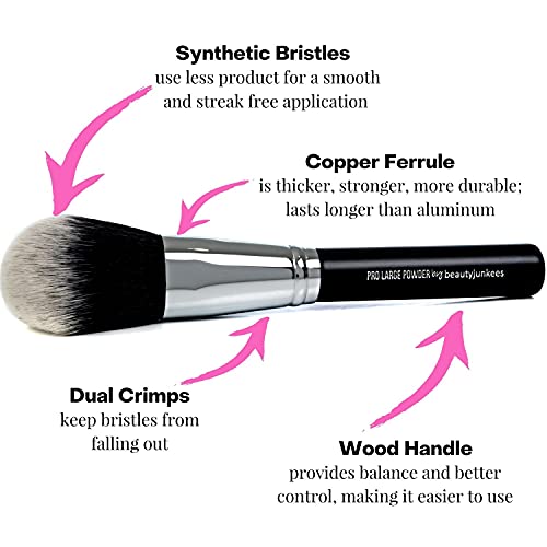 Large Powder Brush - Fluffy Makeup Brush for Face & Body