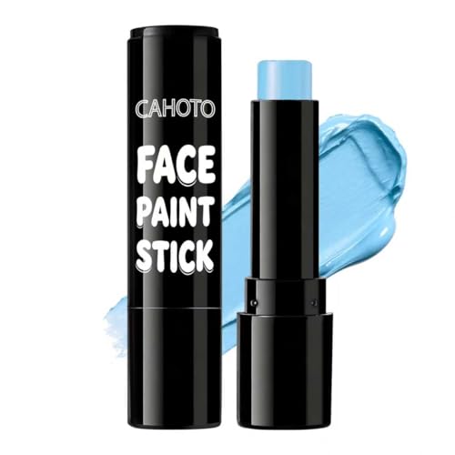 Light Blue Vegan Face and Body Paint Stick - 0.12oz for Halloween