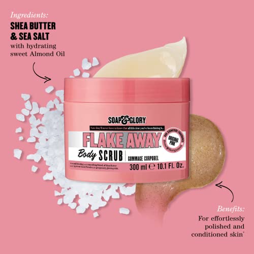 Soap & Glory Original Pink Body Exfoliator, 200ml - Vegan Skin Scrub