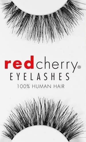 Red Cherry 523 False Eyelashes 100% Human Hair, Natural & Voluminous