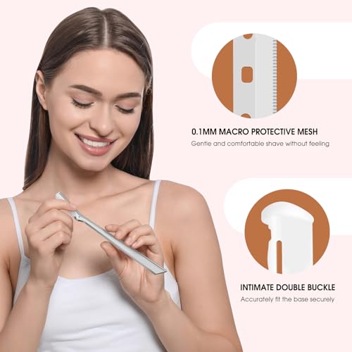 Facial Razor Replacement Blades for Tweezerman Stainless Steel Dermaplane - 20 Pack