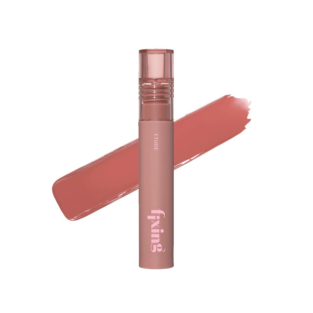ETUDE Fixing Tint #01 Analog Rose - Long-Lasting, High-Pigment Liquid Lipstick | Waterproof Matte Finish | K-Beauty 4g