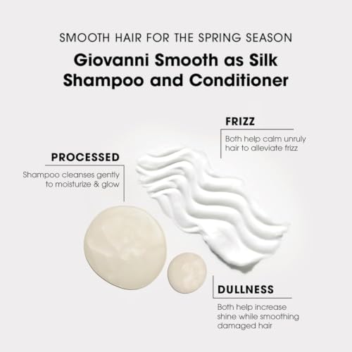 Giovanni Lemongrass Deep Moisture Shampoo 24 Fl Oz - Silky, Hydrating Hair Care