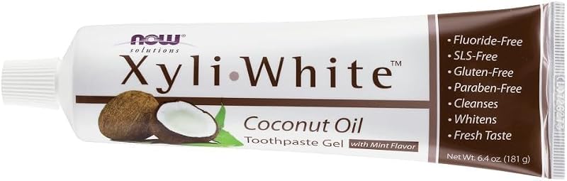 Xyliwhite Fluoride-Free Toothpaste Gel with Coconut Oil, 6.4 oz