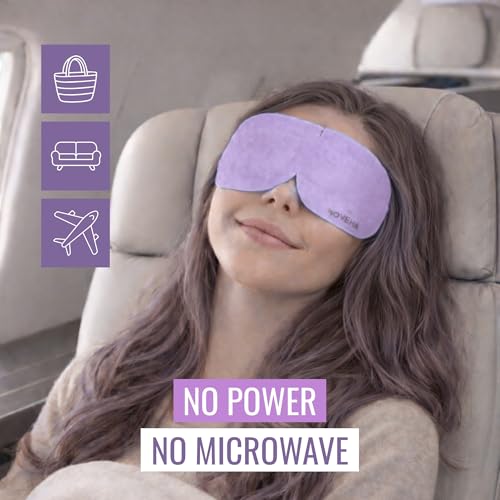 Noveha Lavender Self-Heating Steam Eye Mask - 30 Pack Warm Compress