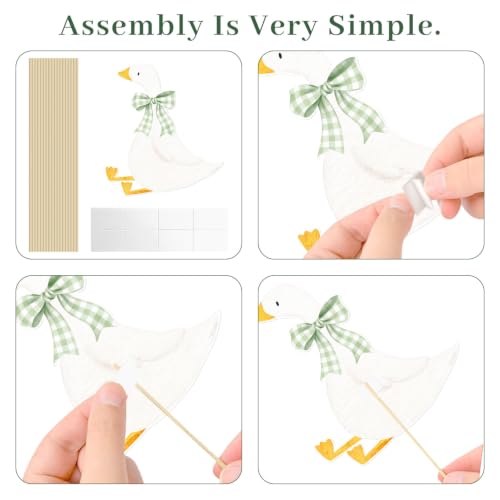 Silly Goose Centerpiece Sticks - 12PCS Table Toppers for Parties