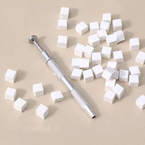 100Pcs Ombre Nail Art Sponges with Grabbing Pen & Palette