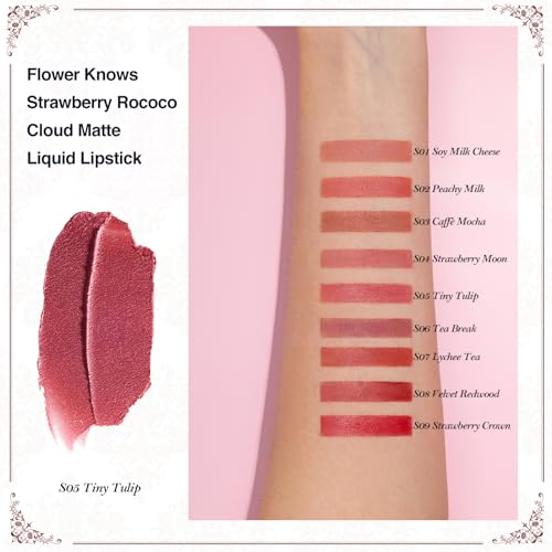 Flower Knows Strawberry Rococo Cloud Lip Cream - S05 Tiny Tulip