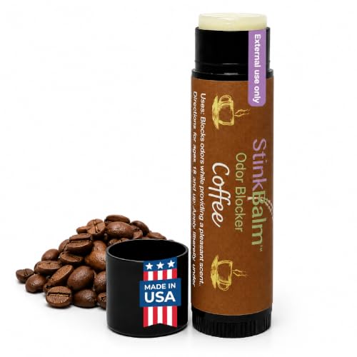 StinkBalm Coffee Odor Masking Balm - Portable & Pocket-Friendly