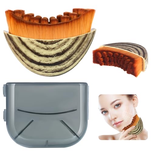 Lymphatic Contour Face Brush - Gua Sha for Jawline Sculpting