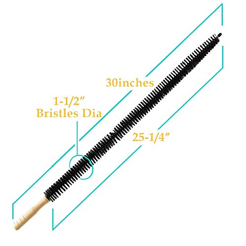 30-Inch Flexible Dryer Vent Brush for Deep Cleaning Lint & Dust