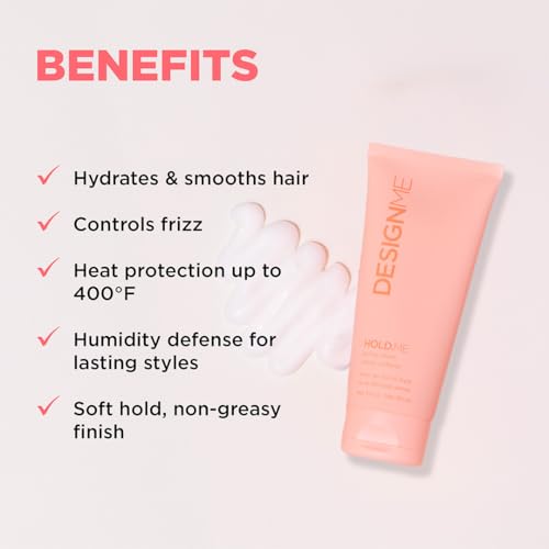 Design.Me HOLD.ME Styling Cream for Frizz-Free Blowouts & Shine