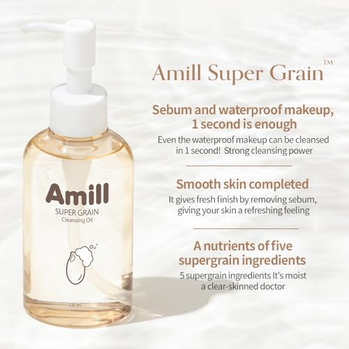 Amill Korean Cleansing Oil with 6 Grain Extracts - 125ml