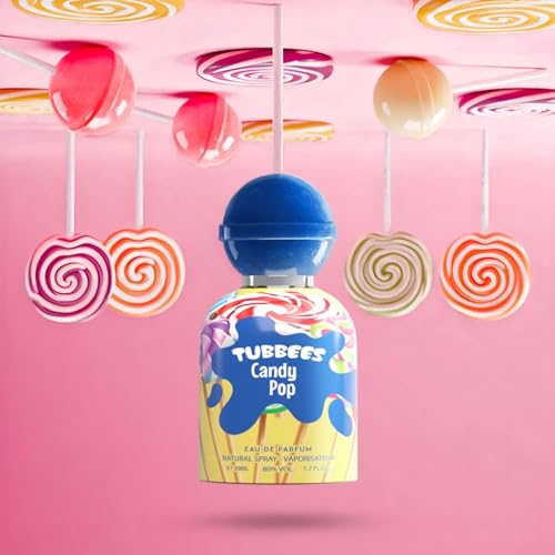 Grandeur Tubbees Candy Pop Eau de Parfum - Sweet Fruity Fragrance, 1.7 Oz