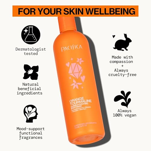 Pacifica Orange Tourmaline Hydrating Body Wash - Vegan & Clean