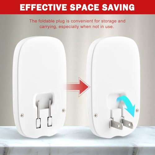 670nm Red Light Night Light with Dusk to Dawn Sensor - 2 Pack
