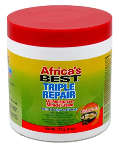 Africa's Best Triple Repair Hair & Scalp Conditioner 3-Pack for Damaged Hair