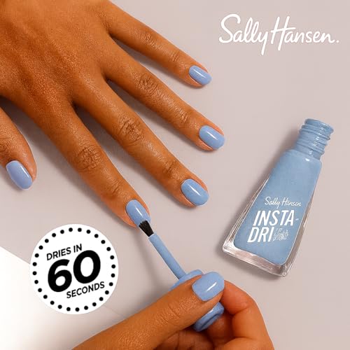 Sally Hansen Insta-Dri Nail Polish - Dark Blue, Quick Dry & Long Lasting