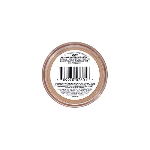 Revlon PhotoReady Candid Anti-Pollution Setting Powder Shade 002, Paraben-Free, 0.34 Fl Oz