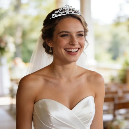 Lawie 10 Pack Rhinestone Tiaras for Women - Sparkling Crowns