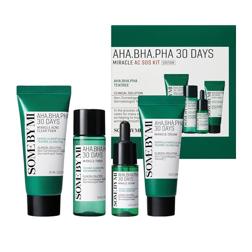 SOME BY MI AHA BHA PHA 30 Days Miracle AC SOS Skin Care Starter Kit