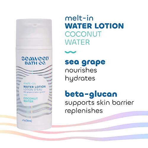 Coconut Water Melt-In Water Lotion - Seaweed Bath Co. 4 oz
