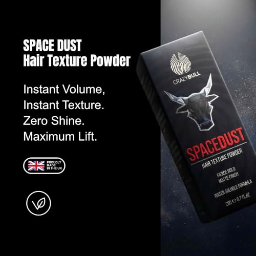 CrazyBull Space Dust Hair Texture Powder for Men - 0.7 oz