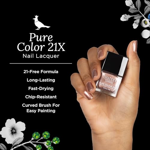 butter LONDON Pure Color 21X Nail Lacquer - Fast-Drying Chip-Resistant Polish